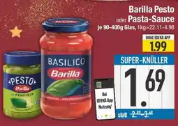 E-Center Barilla Pesto oder Pasta Sauce Angebot