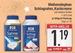 E-Center Weihenstephan Schlagrahm, Kochcreme Angebot