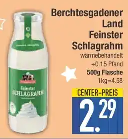E-Center Berchtesgadener Land Feinster Schlagrahm Angebot
