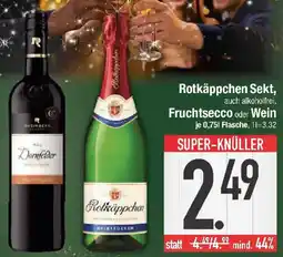 E-Center Rotkäppchen Sekt Fruchtsecco oder Wein Angebot