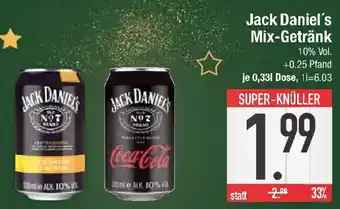 E-Center Jack Daniel's Mix Getränk Angebot
