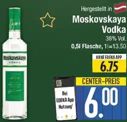 E-Center Moskovska Vodka Angebot