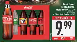 E-Center Coca-Cola, Fanta, Sprite, mezzo mix oder Lift Angebot
