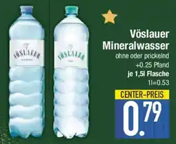 E-Center Vöslauer Mineralwasser Angebot