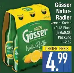 E-Center Gösser Natur Radler Angebot