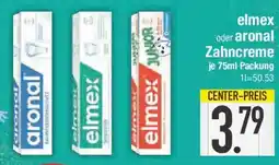 E-Center elmex oder aronal Zahncreme Angebot