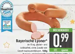 E-Center Bayerische Lyoner Angebot