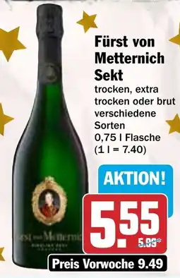 HIT Fürst von Metternich Sekt Angebot
