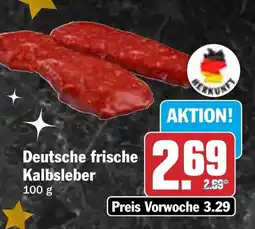 HIT Deutsche frische Kalbsleber Angebot