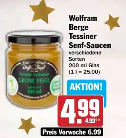 HIT Wolfram Berge Tessiner Senf Saucen Angebot