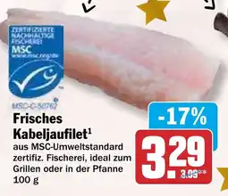 HIT Frisches Kabeljaufilet Angebot