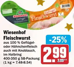 HIT Wiesenhof Fleischwurst Angebot