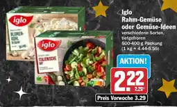 HIT Iglo Rahm Gemüse oder Gemüse Ideen Angebot
