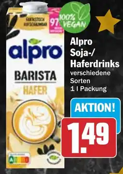HIT Alpro Soja Haferdrinks Angebot