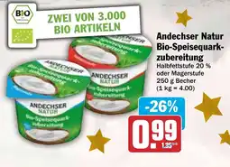 HIT Andechser Natur Bio Speisequarkzubereitung Angebot