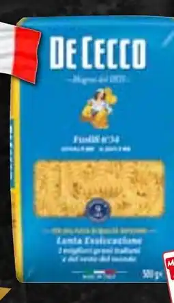 HIT De Cecco Italienische Pasta oder Pastaspezialitäten Angebot