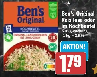 HIT Ben's Original Reis lose oder im Kochbeutel Angebot