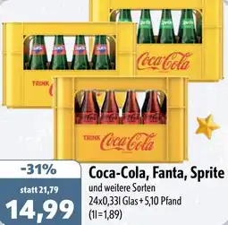 Aktiv Irma Coca-Cola, Fanta, Sprite Angebot