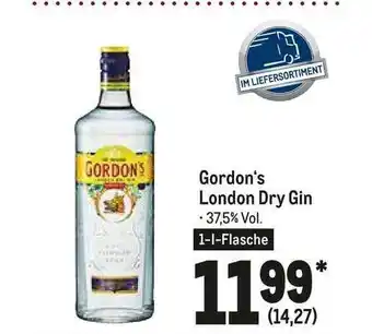 METRO Gordon's London Dry Gin Angebot