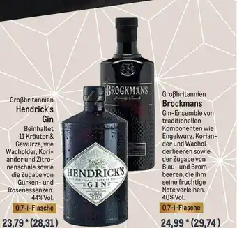 METRO Hendrick's Gin Oder Brockmans Angebot