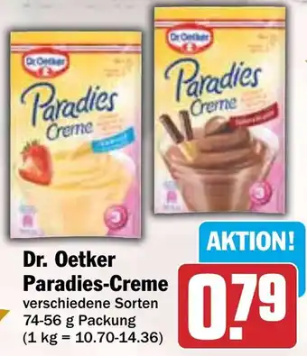 HIT Dr. Oetker Paradies-Creme Angebot
