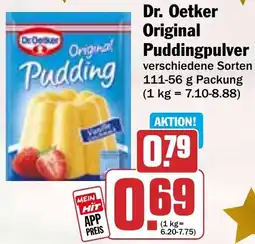 HIT Dr. Oetker Original Puddingpulver Angebot