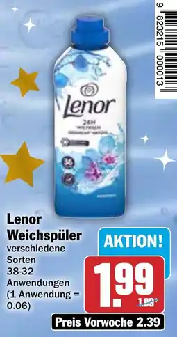 HIT Lenor Weichspüler Angebot