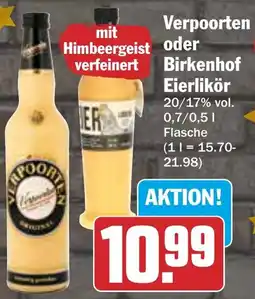 HIT Verpoorten oder Birkenhof Eierlikör Angebot