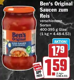 HIT Ben's Original Saucen zum Reis Angebot