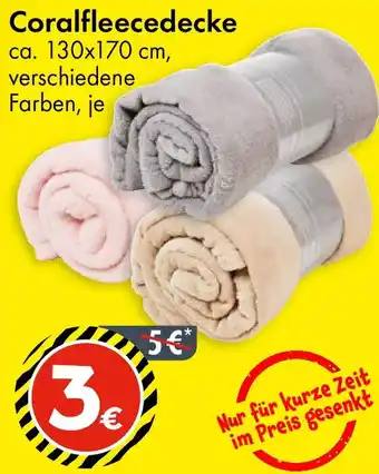 TEDi Coralfleecedecke Angebot