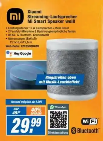 Expert Xiaomi Lautsprecher | Mi Smart Speaker Angebot