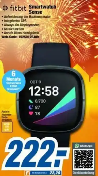 Expert Fitbit SmartWatch Sense Angebot