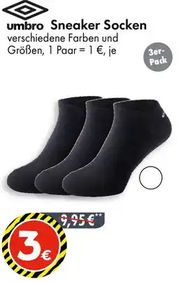 TEDi umbro Sneaker Socken Angebot