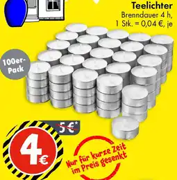 TEDi Teelichter Angebot