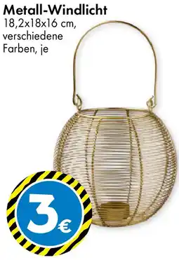 TEDi Metall-Windlicht Angebot