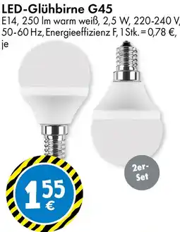 TEDi LED-Glühbirne G45 Angebot