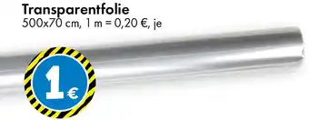 TEDi Transparentfolie Angebot