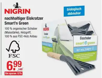 V Baumarkt Nigrin Nachhaltiger Eiskratzer Smart'n Green Angebot