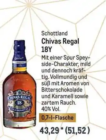 METRO Chivas Regal 18y Angebot