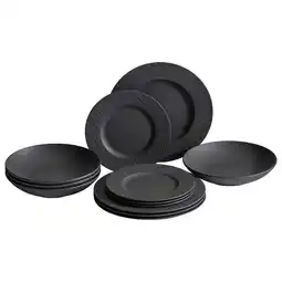 Netto Marken-Discount Villeroy & Boch Tafelservice Manufacture Rock 12er Set Angebot