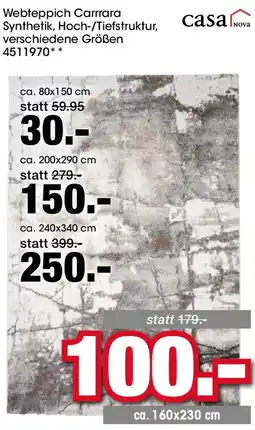 Möbel Martin Casa Nova Webteppich Carrrara Angebot