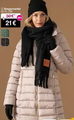 Woolworth Steppmantel Angebot