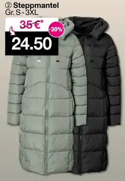 Woolworth Steppmantel Angebot