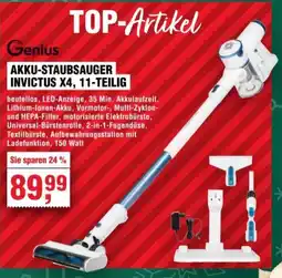 Handelshof Genius Akku-Staubsauger Invictus X 4 Angebot
