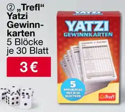 Woolworth ,,Trefl❝ Yatzi Gewinnkarten Angebot