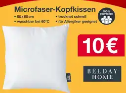Woolworth HOME BELDAY Microfaser Kopfkissen Angebot