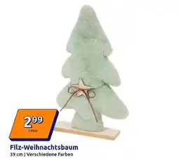 Action Filz Weihnachtsbaum Angebot