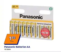 Action Panasonic Batterien AA Angebot