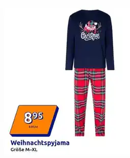 Action Weihnachtspyjama Angebot