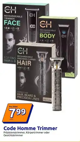 Action Code Homme Trimmer Angebot